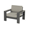 Fauteuil de jardin en aluminium HARTMAN