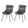 Lot de 2 chaises en résine SOPHIE RONDO DINING - HARTMAN