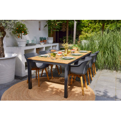 Table de jardin en bois PRIMAVERA  Eucalyptus 160