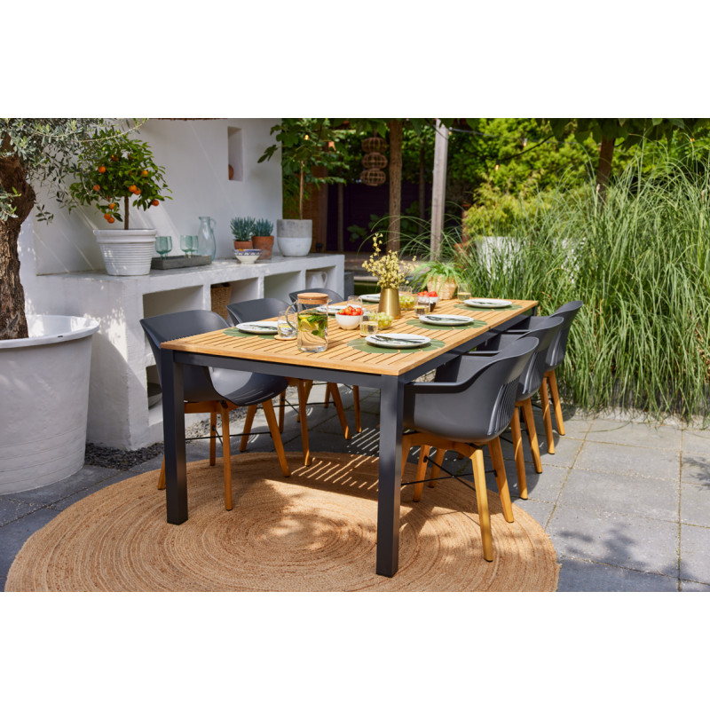 Table de jardin en bois PRIMAVERA  Eucalyptus 160