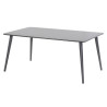 Table SOPHIE Studio 170 Anthracite - Noir fond blanc